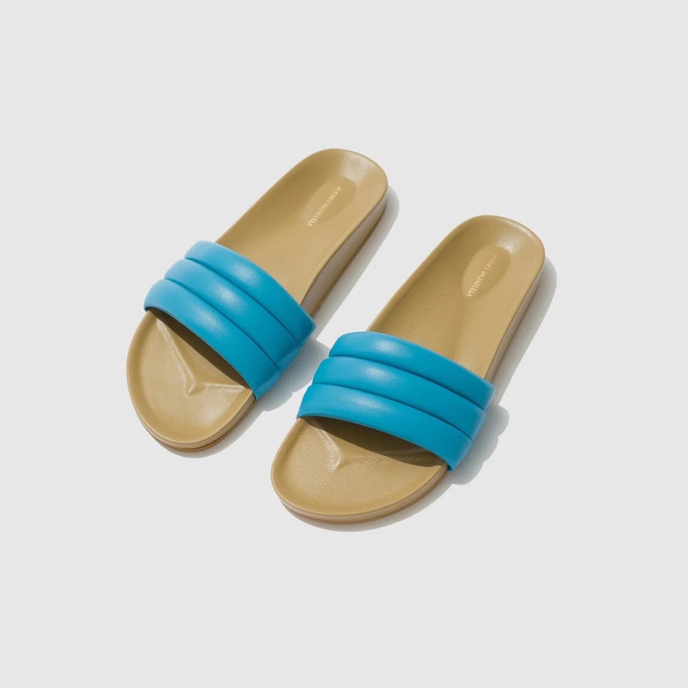 BEATRICE VALENZUELA TURQUOISE CLASSIC SANDALIA